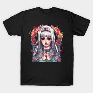 Crying Depressed Girl T-Shirt